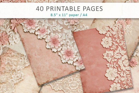 Download Shabby Chic Lace Digital Paper - Shabby chic Collection