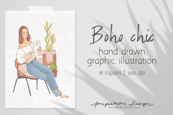 Download Boho Chic Clipart - Boho chic Collection
